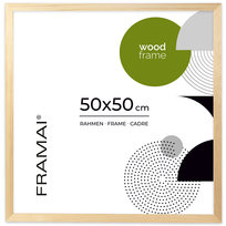 Surowa ramka drewniana 50x50 cm RAW