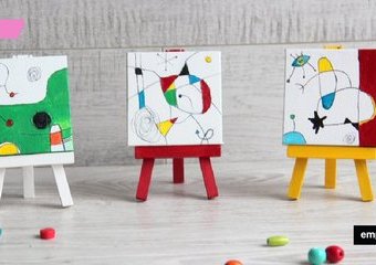 Surrealistyczny tryptyk w mini skali - poznaj i zainspiruj się sztuką Joan Miro