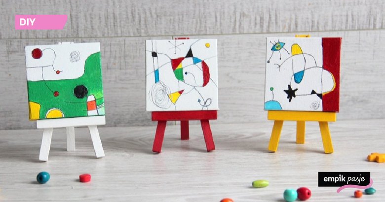 Surrealistyczny tryptyk w mini skali - poznaj i zainspiruj się sztuką Joan Miro