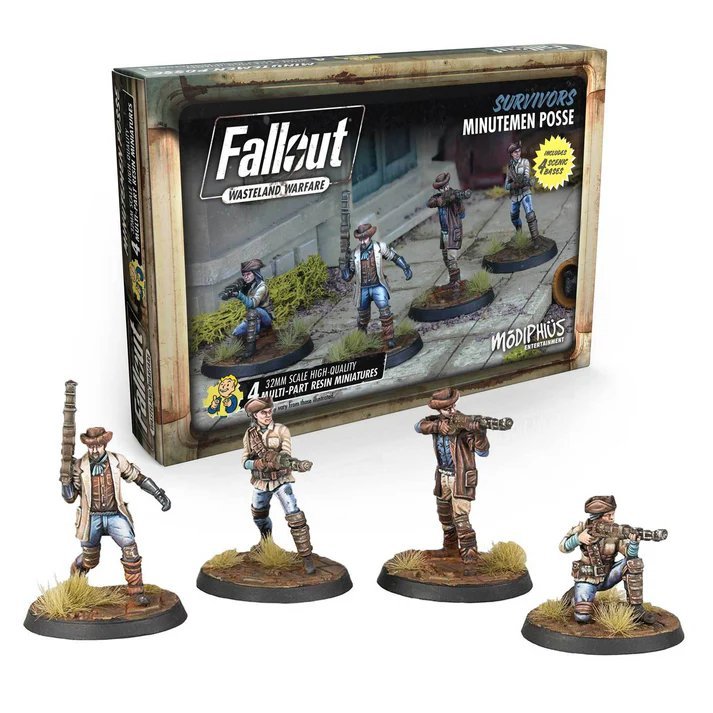 Survivors Minutemen Posse, Fallout Wasteland Warfare, Modiphius ...