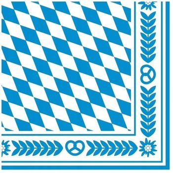 SUSY CARD ZESTAW SERWETEK WZÓR BAVARIA 20 SZT 25X25CM UROCZYSTOŚĆ PRZYJĘCIE - Inny producent