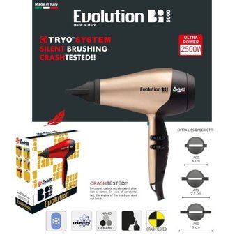 Suszarka Ceriotti Bi Evolution 2500W Tryo System Gold/Black - Ceriotti