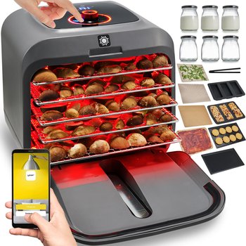 Suszarka do Grzybów na podczerwień 11w1 DUŻA Yoer 500W + 5 sit Automatyczna - Yoer