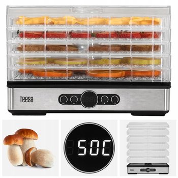 Suszarka do grzybów warzyw owoców 400W 5 sit wyświetlacz termoobieg Teesa - TEESA