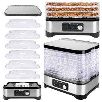 SUSZARKA DO GRZYBÓW WARZYW OWOCÓW ZIÓŁ 6 POZIOMÓW TIMER INOX MOCNA 450W - Stator