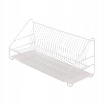Suszarka do naczyń z ociekaczem METPOL 1-poziomowa biała 60 cm METPOL