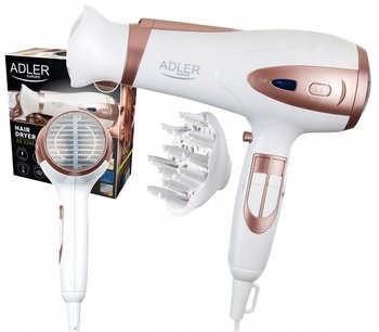 Suszarka Do Włosów 2400W Z Jonizacją Zimny Nawiew + Koncentrator I Dyfuzor - Adler