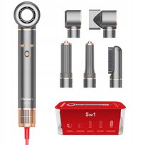 Suszarka do włosów 5w1 WEBBER HD4 1300W z JONIZACJĄ I REGULACJĄ 5 końcówek