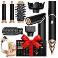 Suszarka Do Włosów 6w1 Różne Końcówki Szczotka Stylizacja Włosów Na Prezent