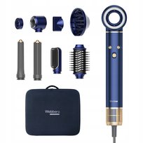 Suszarka do włosów 8w1 WEBBER HD4 1300W z JONIZACJĄ I REGULACJĄ 8 końcówek