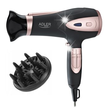 Suszarka do włosów Adler AD 2248b funkcja jonizacji dyfuzor 2400 W Czarna - Inny producent