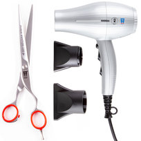 Suszarka do włosów FOX & WITTE Collab Barber Set ZESTAW z Nożyczkami 7" PRO STYLE Fox