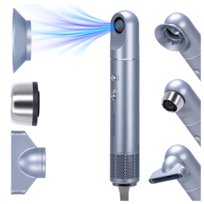 Suszarka do włosów jonizowanie aromaterapia Humanas AirTouch HD-AT05 3 dysze srebrna