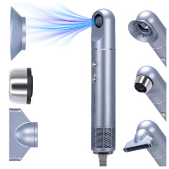 Suszarka do włosów jonizowanie aromaterapia Humanas AirTouch HD-AT05 3 dysze srebrna - Humana