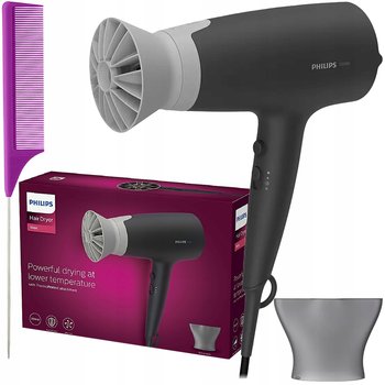 Suszarka do włosów PHILIPS BHD351/10 - z jonizacją i nasadką ThermoProtect szybkie suszenie modelowanie włosów grzebień gratis - Philips