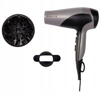 Suszarka Ionic Dry REMINGTON D3190S - czarna 2200W jonizacja dyfuzor koncentrator regulacja temperatury zimny nawiew Remington