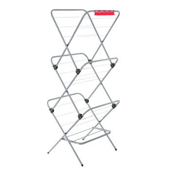 Suszarka na pranie stojąca V200 54 x 62 x 145 cm stalowy szary VELKEA - Dajar