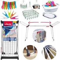 SUSZARKA NA PRANIE UBRANIA XXL VILEDA Infinity flex 3m