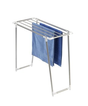 Suszarka na pranie WENKO Profi Single, srebrna, 79x39x87 cm - WENKO