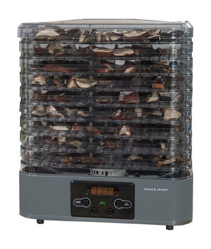 Suszarka spożywcza do grzybów GOTZE & JENSEN FD800| 245 W, 32 x 25 cm - Gotze&Jensen