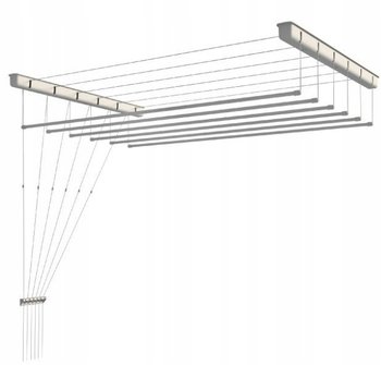 Suszarka Sufitowa Pranie 6 Prętów 180 Biała - Inna producent