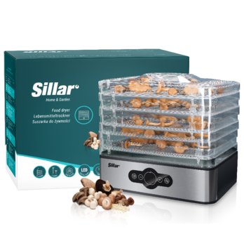 Suszarka Żywności do Grzybów Owoców Warzyw z Zegarem i 5 Sitami Sillar - Sillar