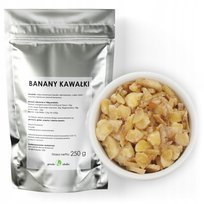 Suszone Banany W Kawałkach Posypka Bananowa 250G