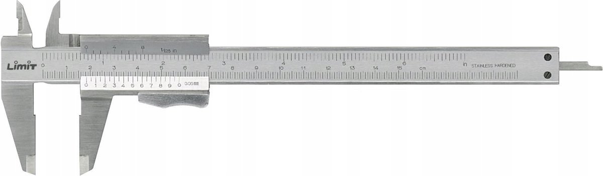 Suwmiarka kieszonkowa LUNA, 150x38 mm