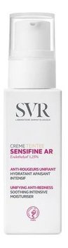 SVR, Sensifine AR Tinted, Ujednolicający krem redukujący zaczerwienienia, 40 ml - SVR
