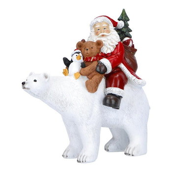 Św. Mikołaj na niedźwiedziu polarnym 24,5x11,5x2 - Inny producent
