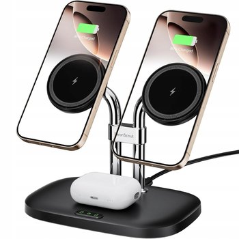SwanScout 706M Podwójna stacja ładująca MagSafe do iPhone i AirPods - Inny producent