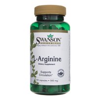 Swanson, Aminokwasy, L-Arginina 500 mg, Suplement diety, 100 kaps. Swanson