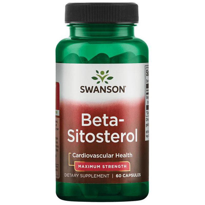 Фото - Вітаміни й мінерали Swanson Suplement diety,  Beta Sitosterol 60Caps 