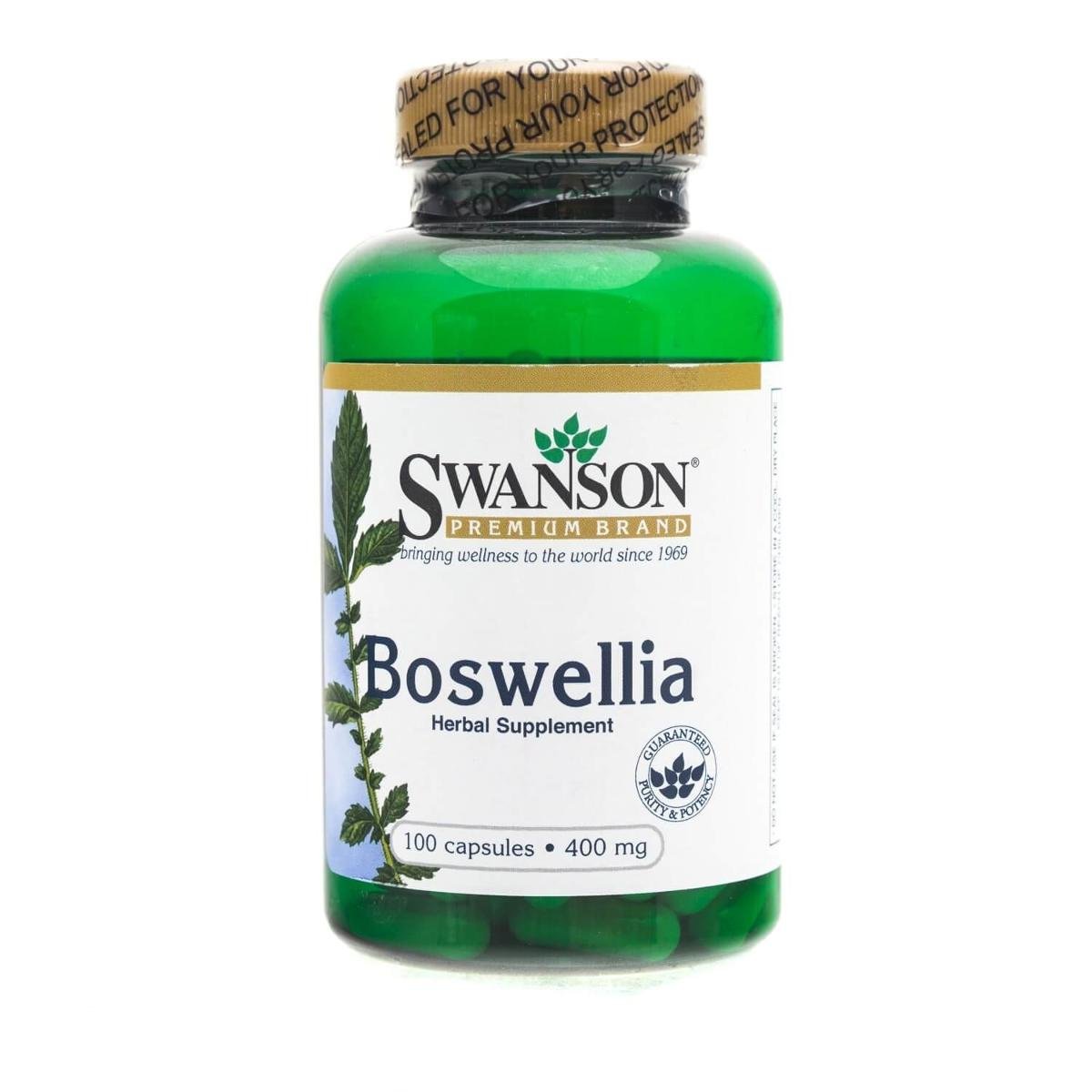 Фото - Вітаміни й мінерали Swanson , Boswellia, 400mg, Suplement diety, 100 kaps. 