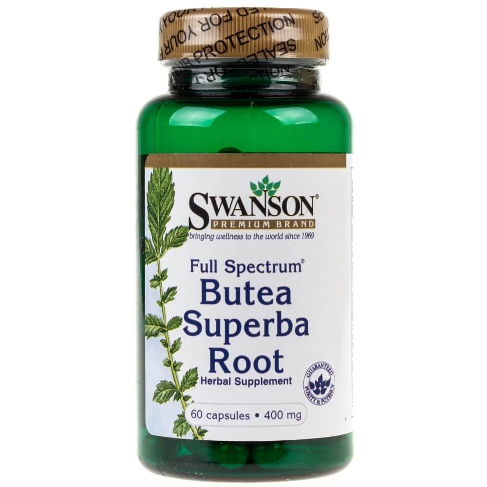 Фото - Вітаміни й мінерали Swanson, Butea Superba Root, 400 mg, Suplement diety, 60 kaps.