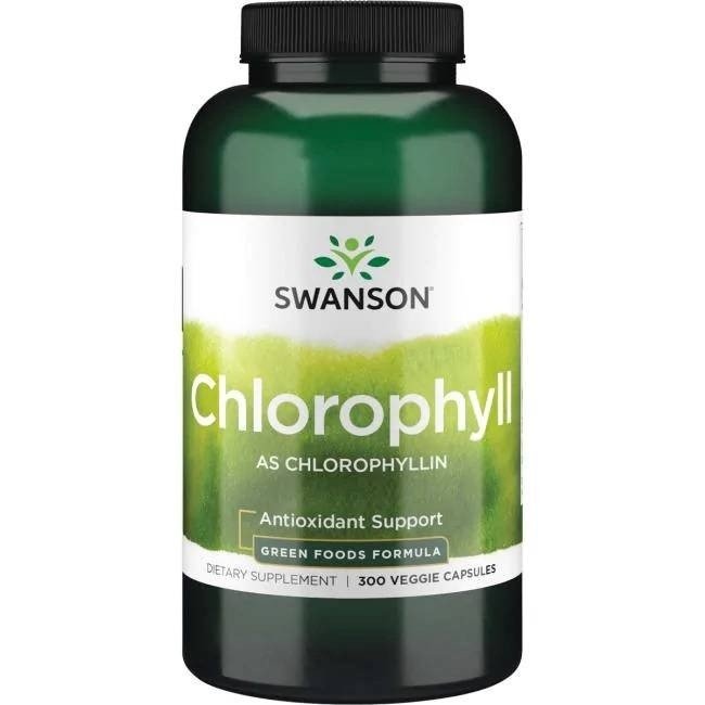 Фото - Вітаміни й мінерали Swanson Suplement diety, , Chlorofil 60 Mg, 300 Kapsułek 