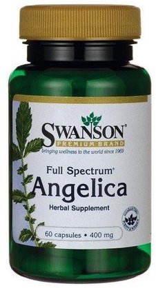Фото - Вітаміни й мінерали Swanson , Full Spectrum Angelica, 400 Mg, Suplement diety 