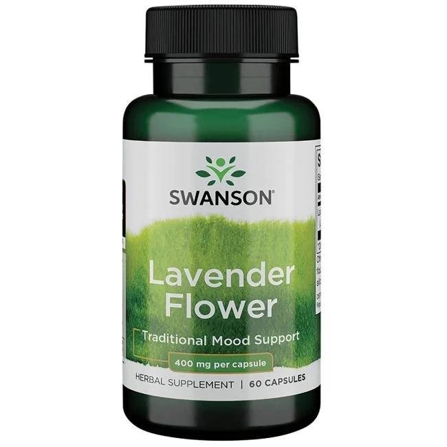 Фото - Вітаміни й мінерали Swanson, Full Spectrum Lavender Flower, Suplement diety