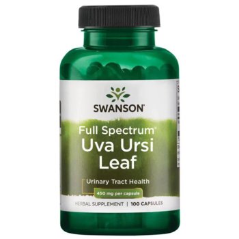 Swanson, Full Spectrum Uva Ursi Leaf, 1, Suplement diety - Swanson