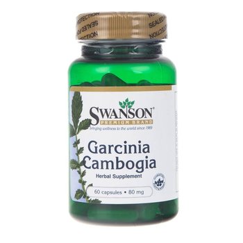 Swanson, Garcinia Cambogia, 80 mg, Suplement diety, 60 kaps. - Swanson