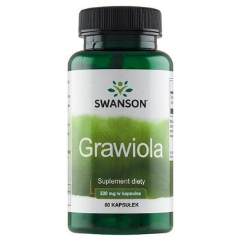 Swanson, Graviola 530 mg, Suplement diety, 60 kaps. - Swanson