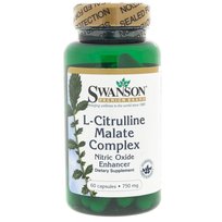 Swanson, Jabłczan L-Cytruliny, Malate Complex, 750 mg, Suplement diety, 60 kaps. Swanson