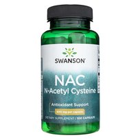 Swanson, NAC (N-acetylocysteina) 600 mg, Suplement diety, 100 kaps. Swanson