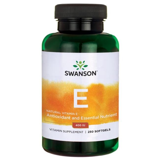 Zdjęcia - Witaminy i składniki mineralne Swanson Natural Vitamin E, suplement diety, 250 kapsułek 