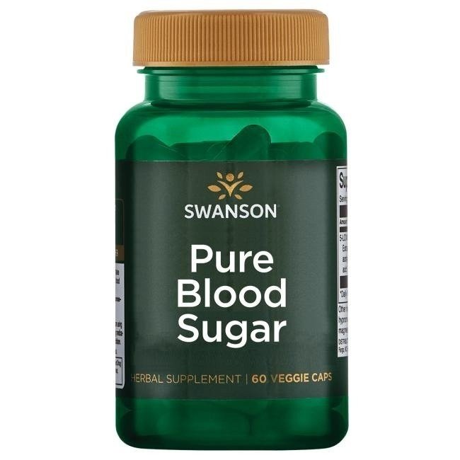 Фото - Вітаміни й мінерали Swanson , Pure Blood Sugar, Suplement diety, 60 kaps. 