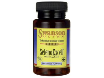 Swanson, Selenoexcell 200 Mcg, Suplement diety, 60 kaps. - Swanson