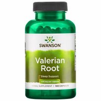 Swanson Valerian Roots (Kozłek Lekarski) 475 mg  Suplement diety, 100 kaps.