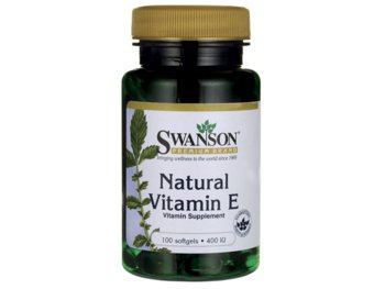 Swanson, Witamina E, 400IU,  Suplement diety, 100 kaps. - GymBeam