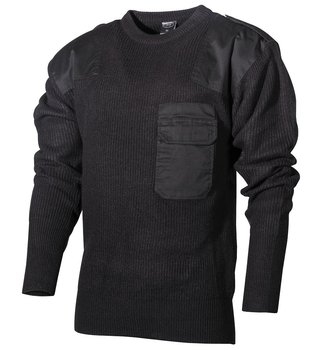 Sweter BW wojskowy czarny długi 48 - MFH
