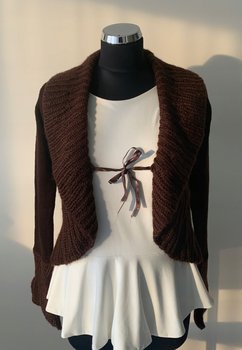 Sweter Damski Bolerko Prezent Premium Extra Okazją - EMC